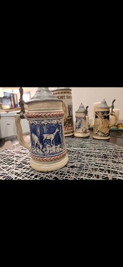German beer steins