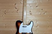 Fender Telecaster 3-Colour Sunburst  Maple Neck + Hard Case