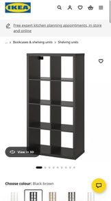 Ikea kallax storage unit x2