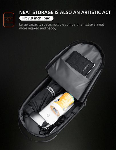Men Shoulder Bags Black USB Charging Crossbody Bags Waterproof Casual Travel Messenger Bag Male Fit For 7.9 Inch iPad