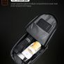 Men Shoulder Bags Black USB Charging Crossbody Bags Waterproof Casual Travel Messenger Bag Male Fit For 7.9 Inch iPad Image 9