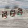 oriental asian vintage X3 empty tea tin set container collectables Image 2