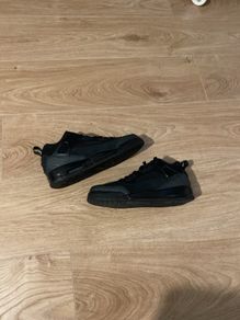 Black Nike Jordan shoes