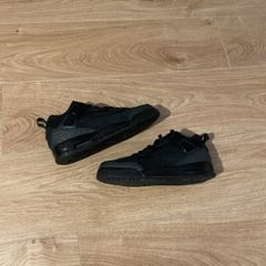 Black Nike Jordan shoes