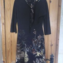 Vintage Frankenwalder oriental print dress (free post)