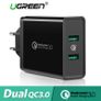 Ugreen QC 3.0 Dual USB Fast Charger 36W Wall Charger EU/UK Plug  (Brand New/Warranty) Image 8