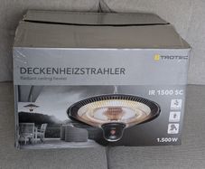 Hanging Infrared Patio Heater - Trotec IR 1500 SC 1500W - Working