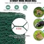 Wire Mesh Roll 0.4m x 5m, JatilEr Chicken Wire Fencingl 25mm Hole Size, Mesh Fencing Strong Tensile, Galvanised Wire Mesh Anti-Rust for Multiple Purposes In DIY and Industrial Environments (FREE POSTAGE) Image 3