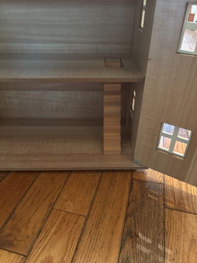 Wooden dollhouse