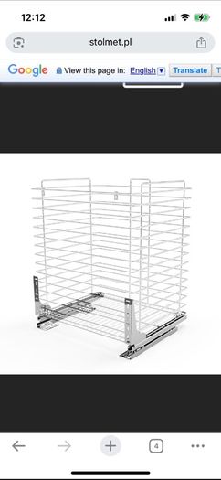 Wire basket with slider