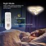 LED Ceiling Light Dimmable, Modern Acrylic Ceiling Lamp 35W 3937LM, 3000K-6500K, Ceiling Lighting Fixture with Remote Control for Bedroom Living Room Image 3