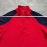 Red & Navy Mountain Warehouse Half Zip Fleece Image 8