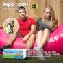 Inflatable Air Lounger Couch. Portable PVC Fabric Beach Air-Hammock. Image 4