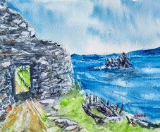 skelligs watercolour