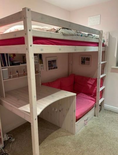 Bunk bed with sofa pull out bed