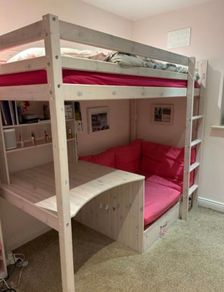 Bunk bed with sofa pull out bed