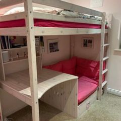 Bunk bed with sofa pull out bed