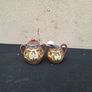 Brown vintage china sugar milk jug postage possible Image 2