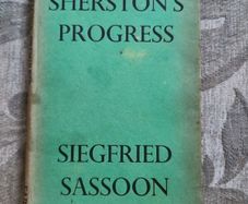 Sherston's Progress. By Siegfried Sassoon. Hardback With Dustjacket In Fair Condition