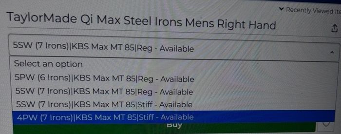 New Taylormade QI Max 2026 irons