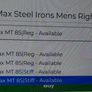 New Taylormade QI Max 2026 irons Image 3