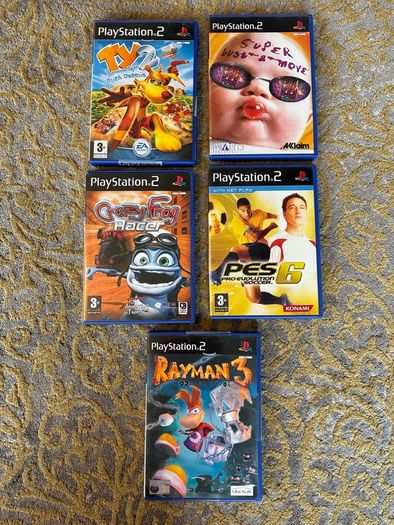 Play Station 2 Bundle Set with x5 games