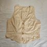 Reformation Designer Beige Twill Vest Top RRP 158E Image 5