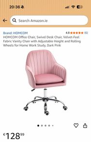 Pink Swivel chair
