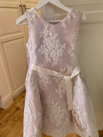 Pink & Cream Lace Monsoon Dress