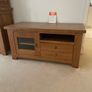 Solid Oak TV Cabinet Image 2