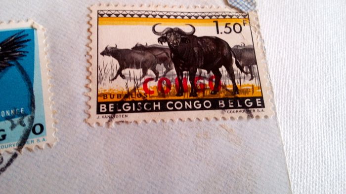 Belgian Congo stamps 1956.