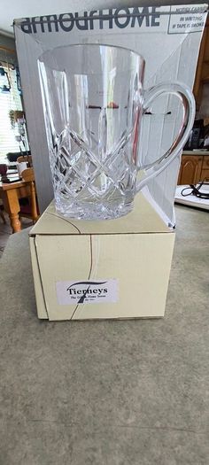Galway Crystal Tankard boxed in mint condition.
