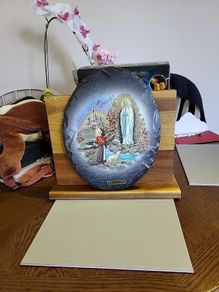 Lourdes plaque