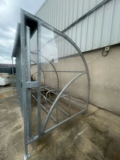 Galvaized bike shed