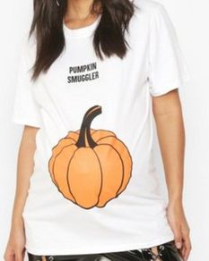 halloween t shirt pumpkin maternity size m