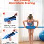 Kids Gymnastics Bar with Rings Adjustable Height Foldable Training Bar Ages 3 to 8 Image 5