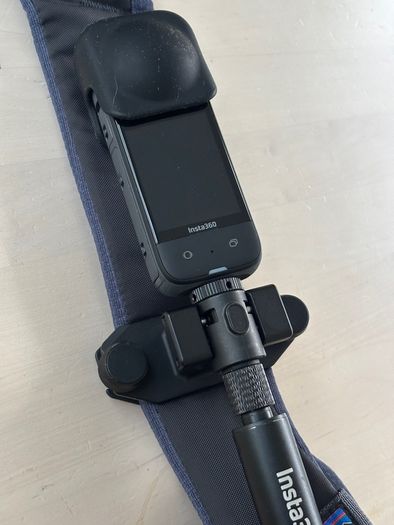Action Camera 1/4" Selfie Stick Backpack Strap Quick Release Mount DJI, Insta360, GoPro