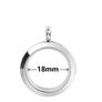 Silver tone floating locket pendant Image 4