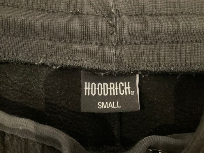 Mens black Hoodrich joggers tracksuit bottoms sweatpants s small