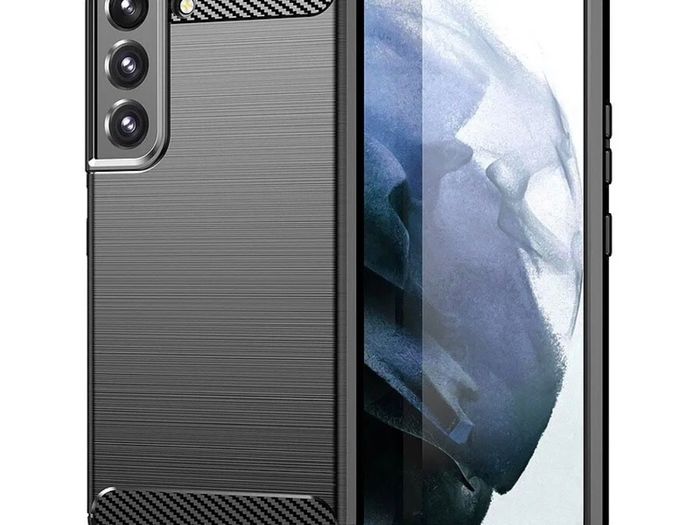 Shockproof Case For Samsung GALAXY S23 PLUS Carbon Fibre Effect Back Cover