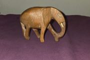 Vintage carved wooden Elephant
