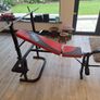USF Ultimate Strength Fitness Weights Bench including Weights bellbars and accessories Image 3