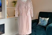 Ladies Short Lace Chiffon Jacket with matching Aire Barcelona Dress