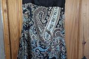 Black paisley dress from Paula and John (free post)