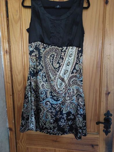 Black paisley dress from Paula and John (free post)