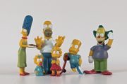 Vintage 1997 Simpsons Figurines