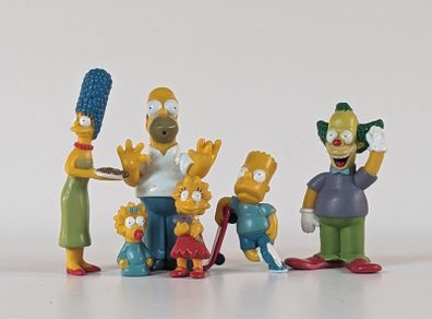 Vintage 1997 Simpsons Figurines