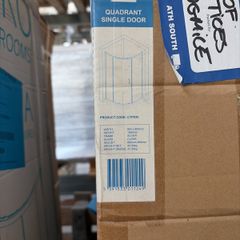 Sonas shower door offset quad