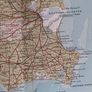 Vintage Map of Wexford and Waterford Image 2