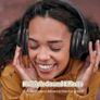 Bluetooth Headphones Over Ear, 65 Hours Playtime Wireless Headphones with Microphone, Foldable Lightweight Headset with Deep Bass,HiFi Stereo Sound for Travel Work PC Cellphone (Black) Image 4